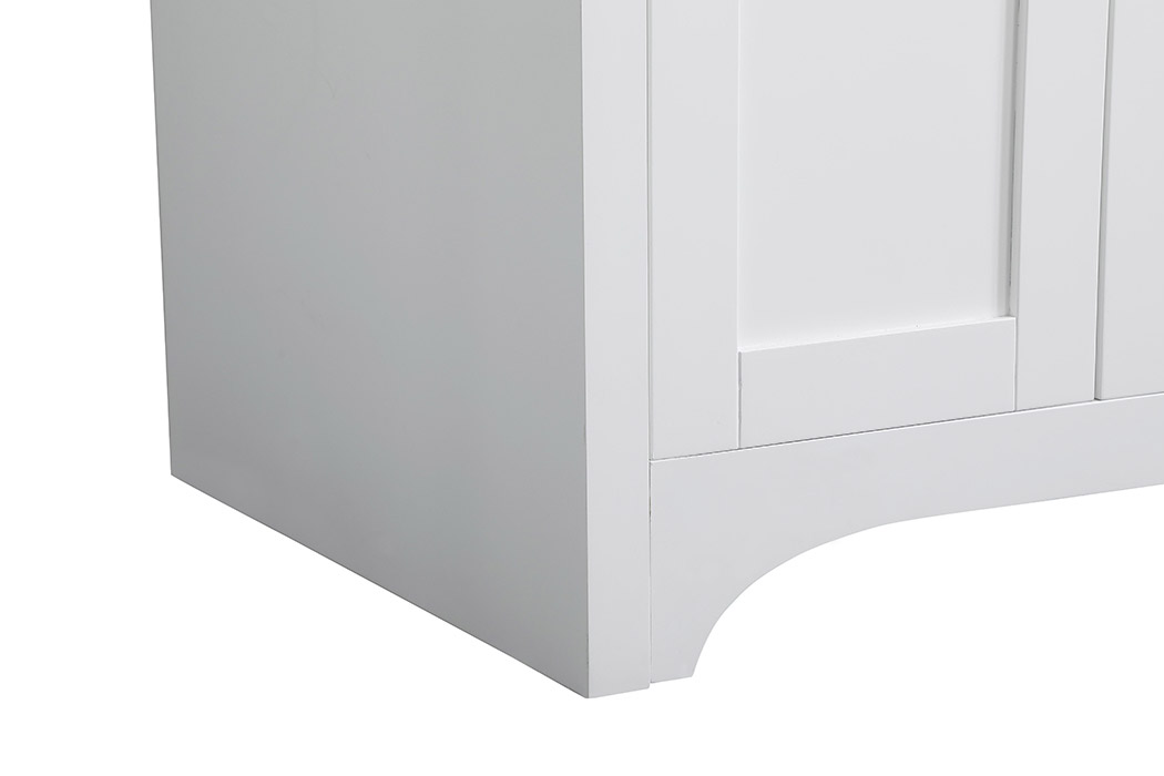 Elegant Bathroom Vanity - White (VF17036WH-BS)