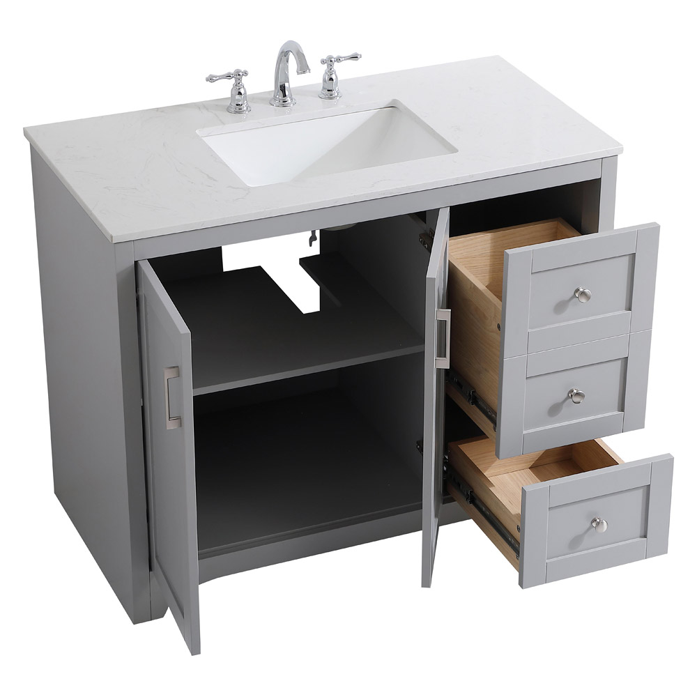 Elegant - Bathroom Vanity (PNT-VF17036)