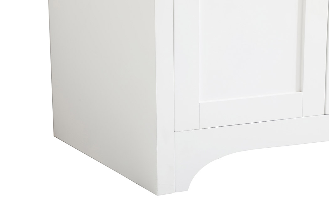 Elegant Bathroom Vanity - White (VF17042WH-BS)