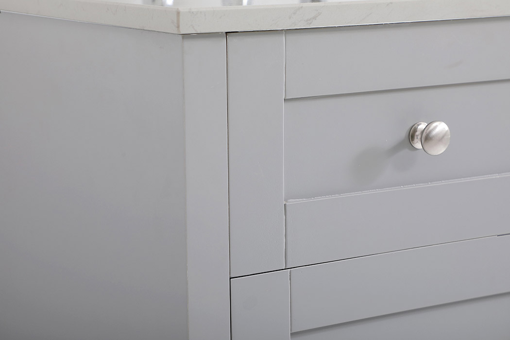 Elegant Bathroom Vanity - Gray (VF17060DGR)