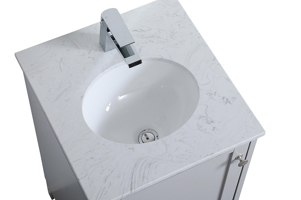 Elegant Bathroom Vanity - Gray (VF18018GR)