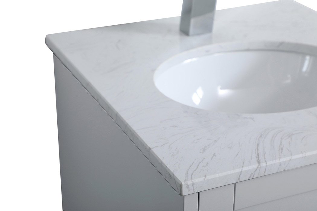 Elegant Bathroom Vanity - Gray (VF18018GR)