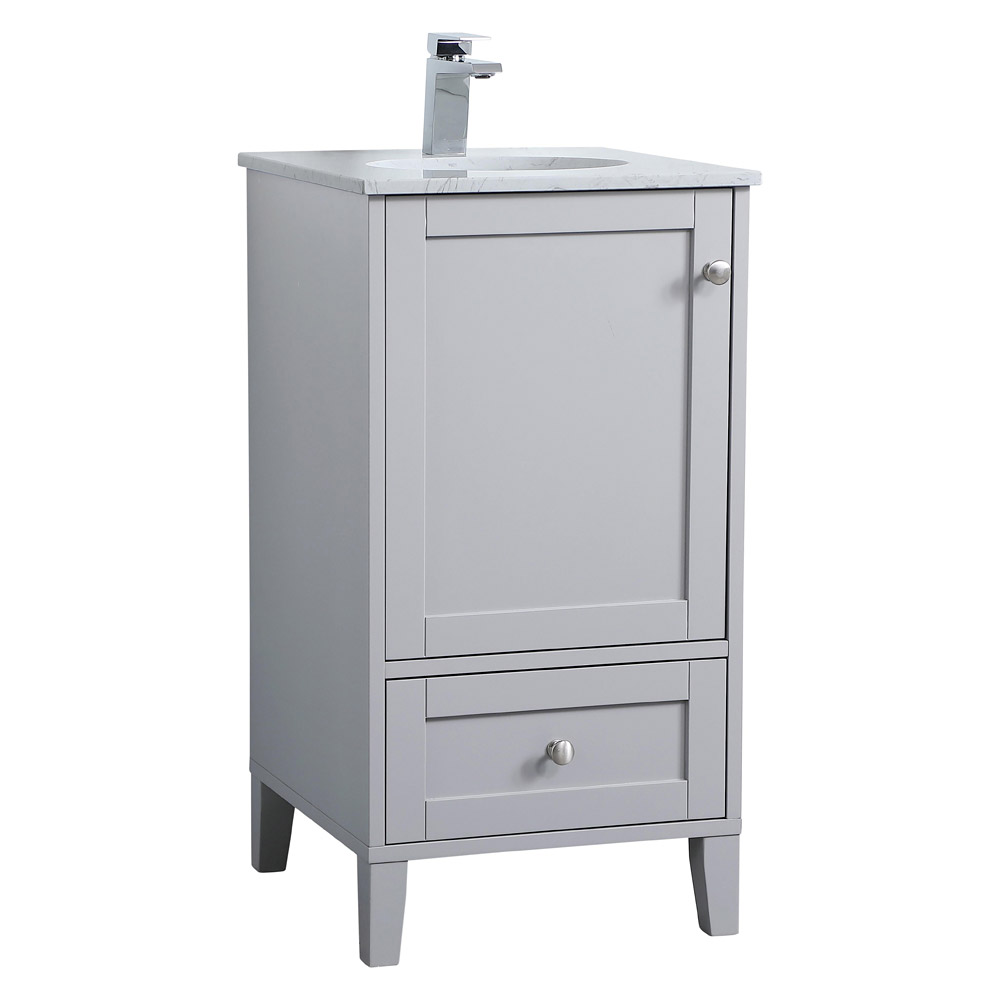 Elegant Bathroom Vanity - Gray (VF18018GR)