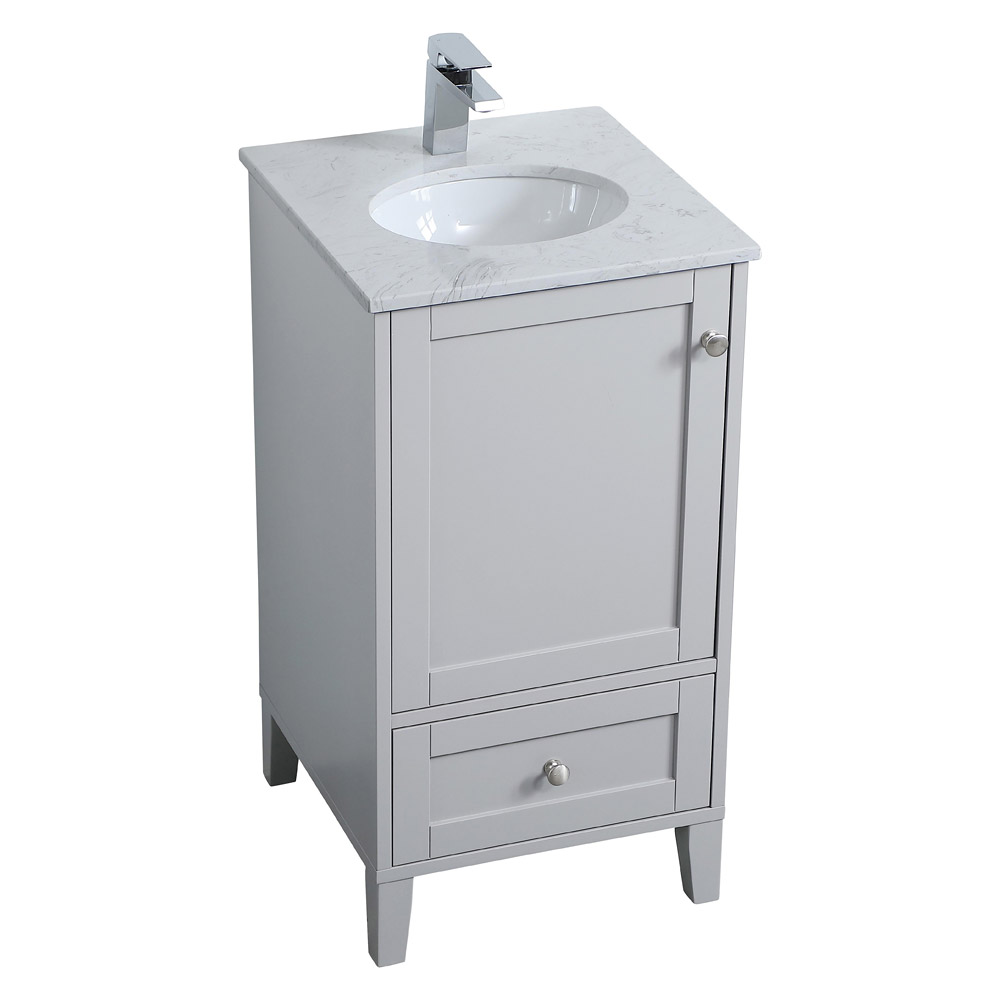 Elegant Bathroom Vanity - Gray (VF18018GR)