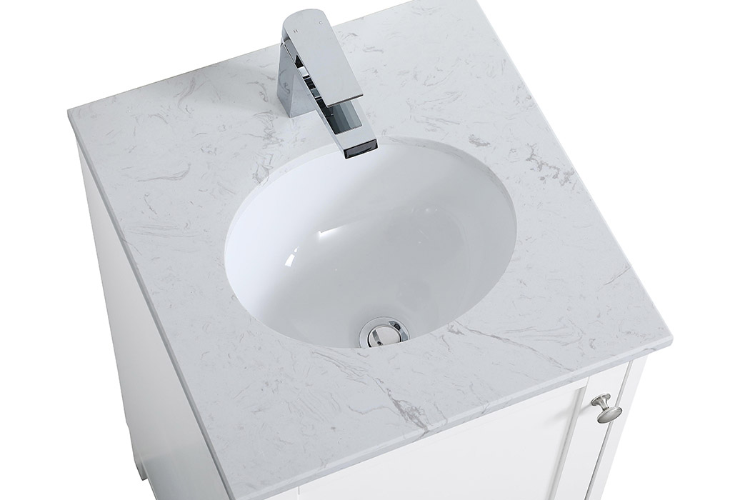 Elegant Bathroom Vanity - White (VF18018WH)