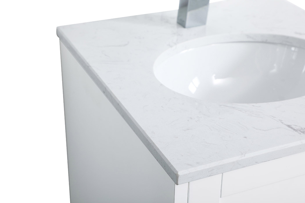 Elegant Bathroom Vanity - White (VF18018WH)