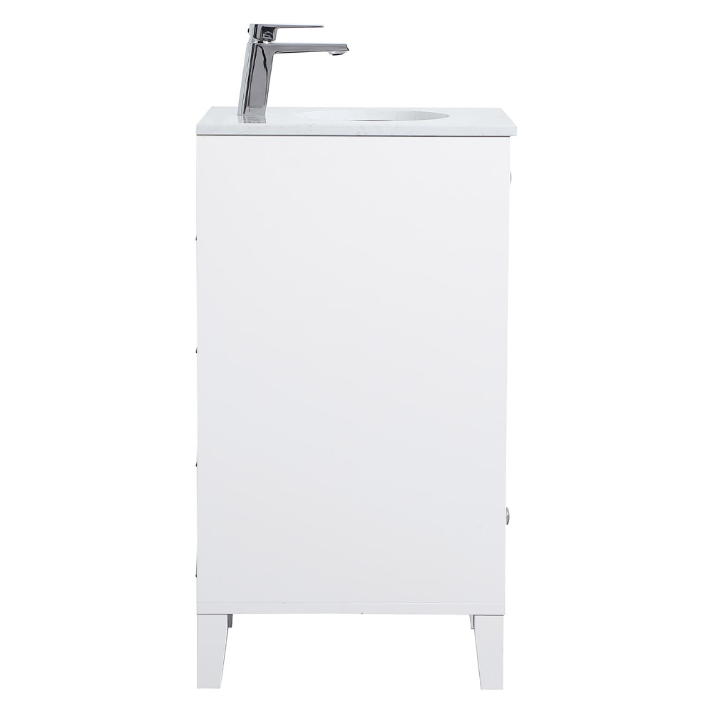 Elegant Bathroom Vanity - White (VF18018WH)