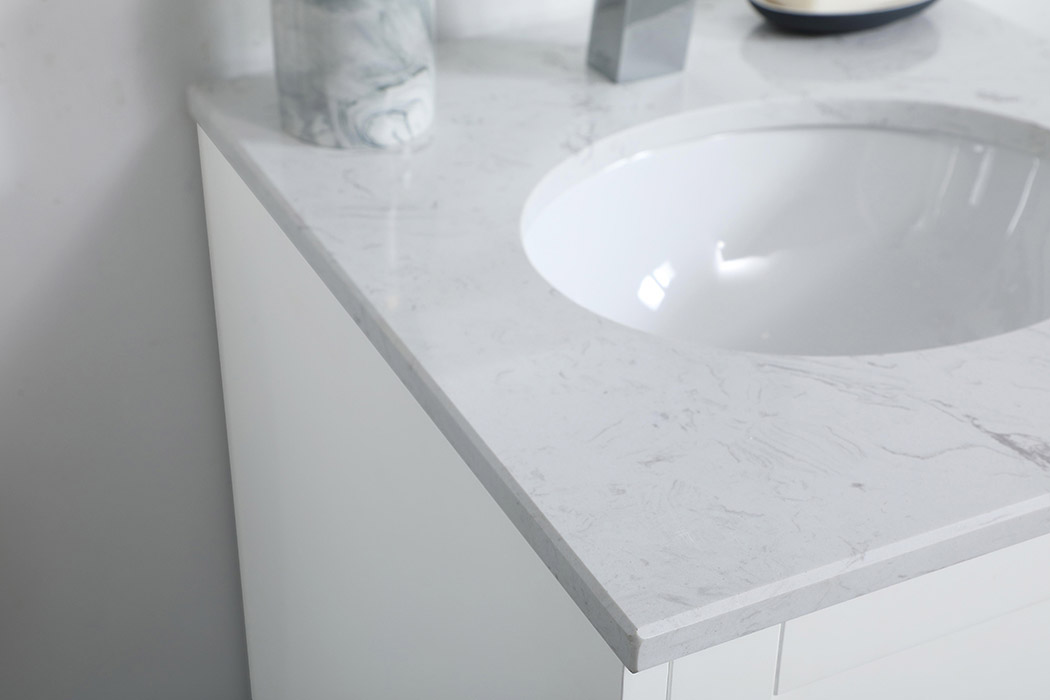 Elegant Bathroom Vanity - White (VF18018WH)