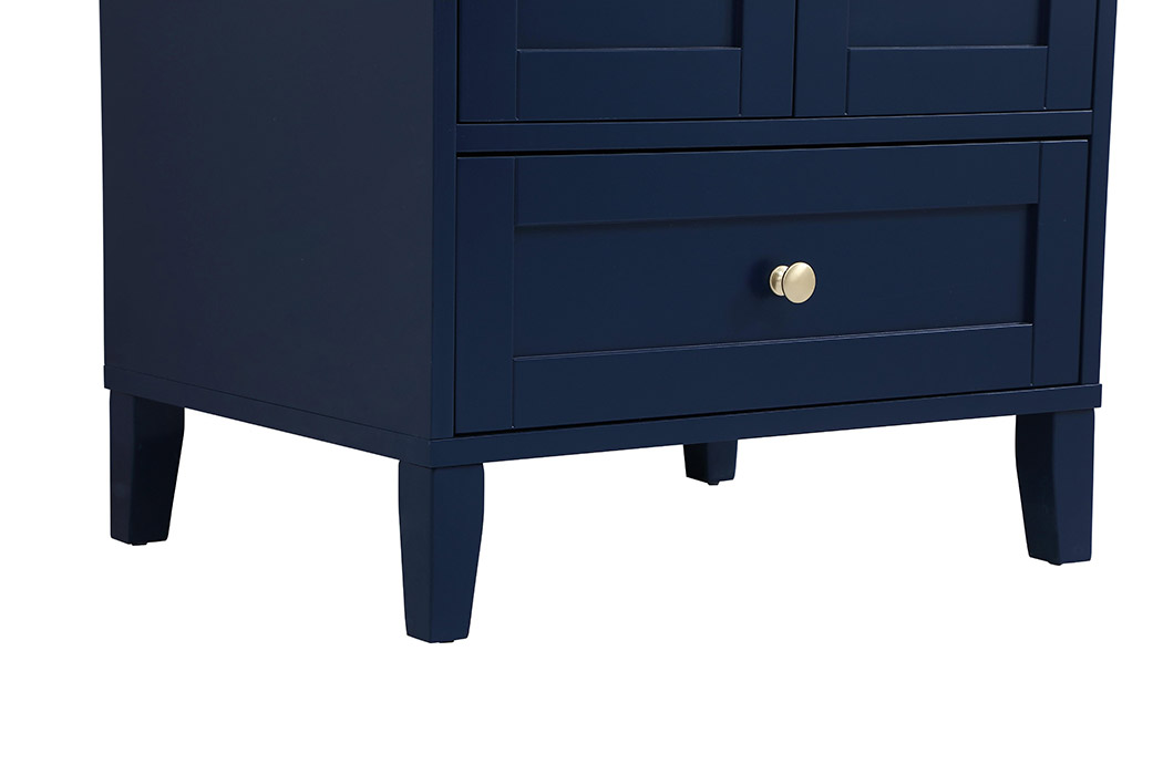 Elegant Bathroom Vanity - Blue (VF18024BL)