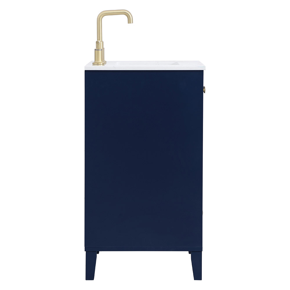 Elegant Bathroom Vanity - Blue (VF18024BL)