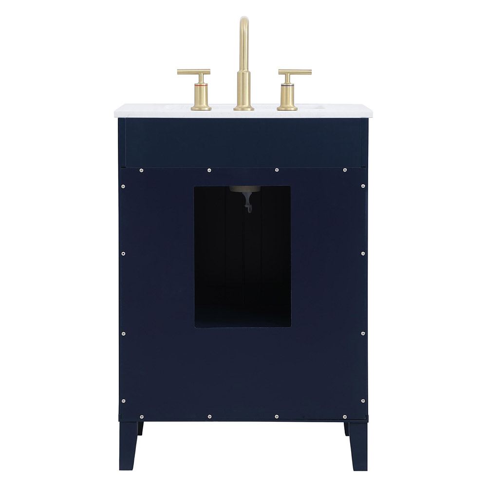 Elegant Bathroom Vanity - Blue (VF18024BL)