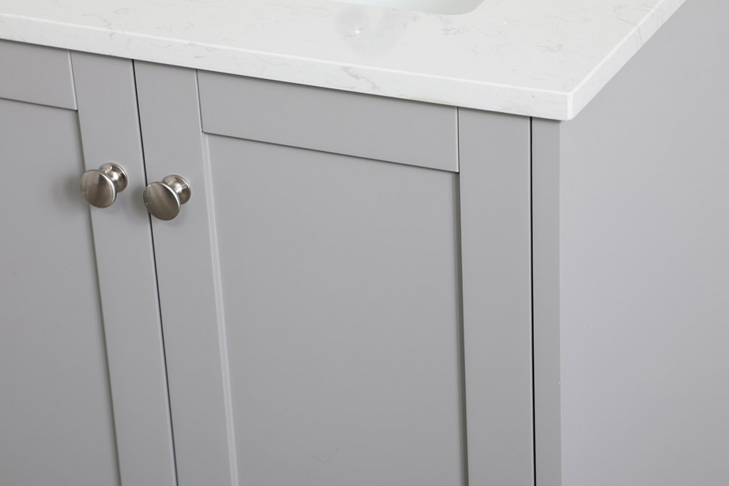 Elegant Bathroom Vanity - Gray (VF18024GR)