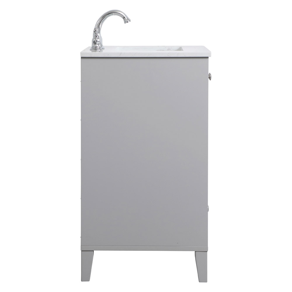 Elegant Bathroom Vanity - Gray (VF18024GR)