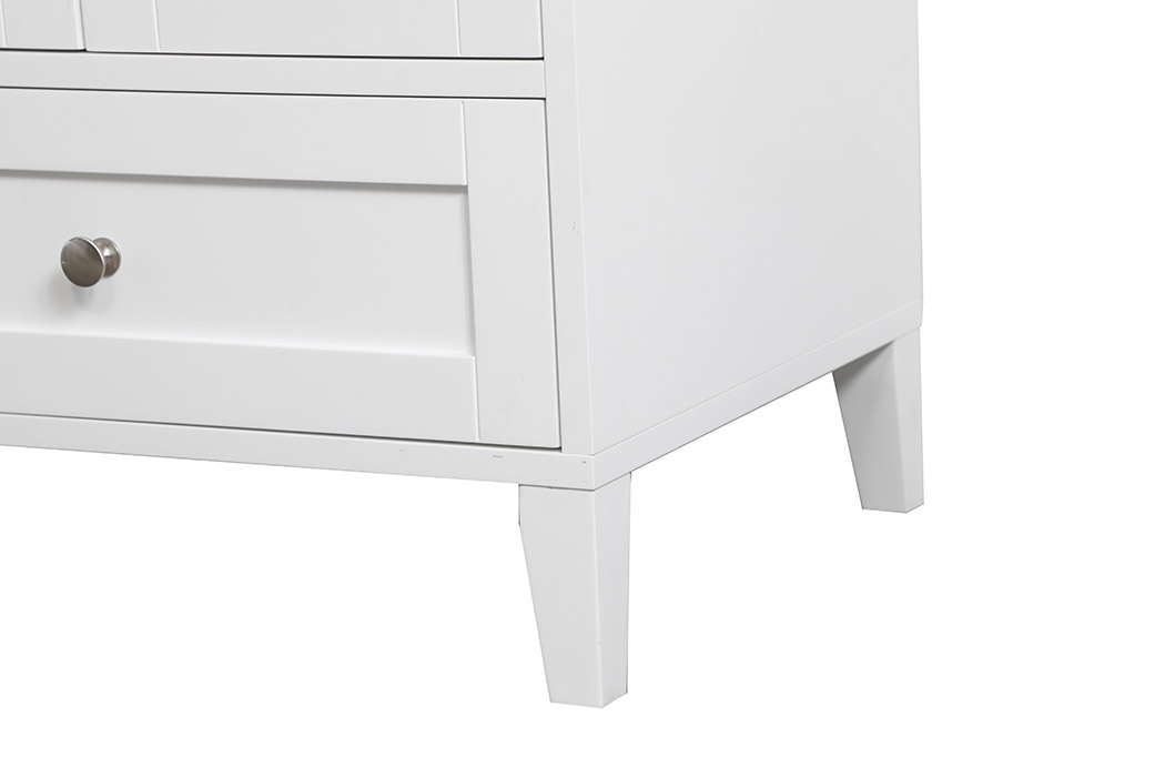 Elegant Bathroom Vanity - White (VF18024WH)