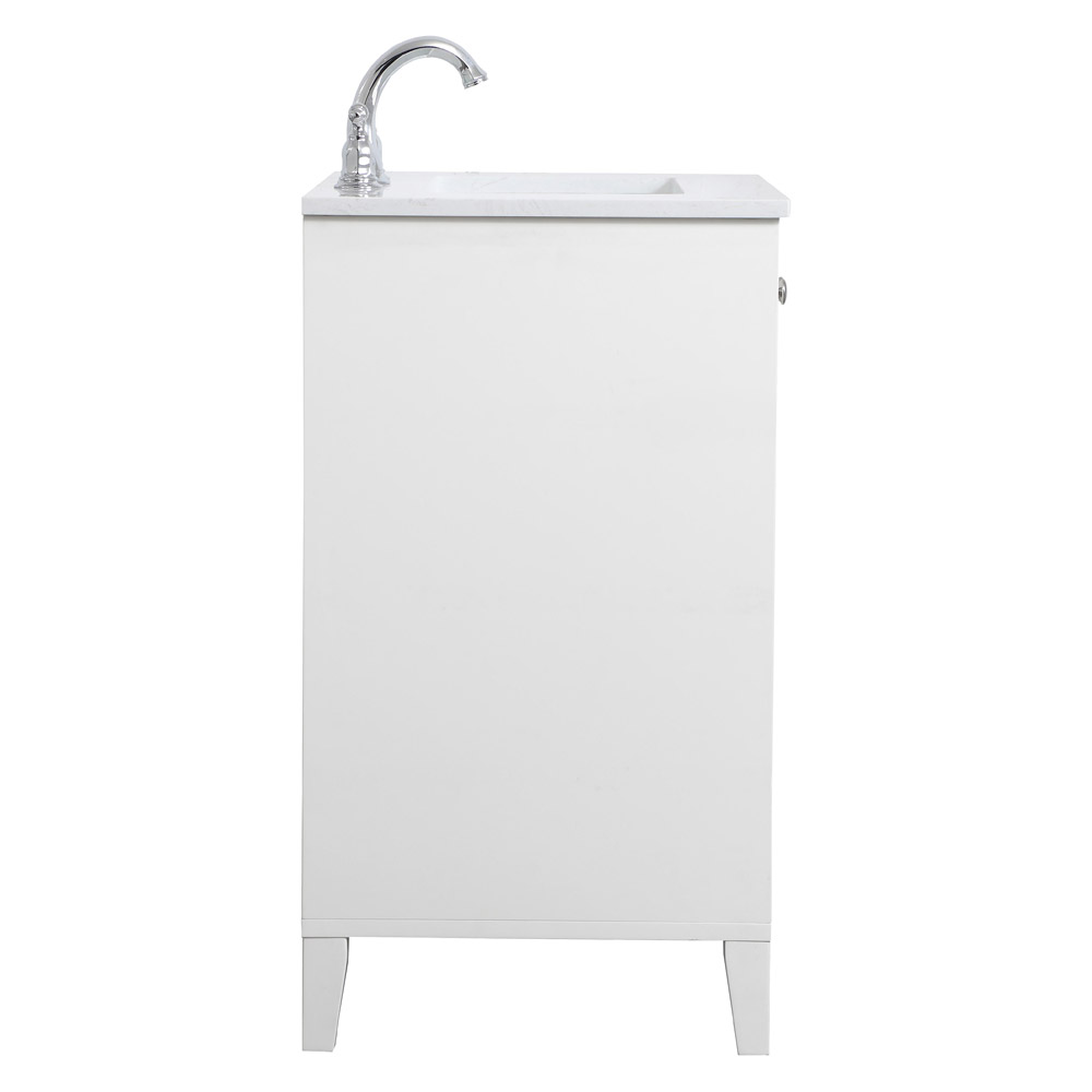 Elegant Bathroom Vanity - White (VF18024WH)