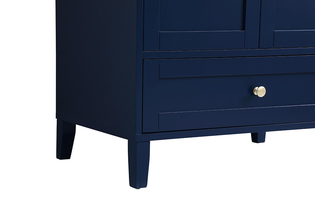 Elegant Bathroom Vanity - Blue (VF18030BL)