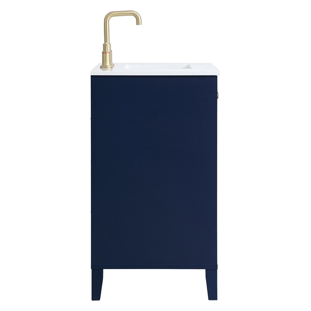 Elegant Bathroom Vanity - Blue (VF18030BL)