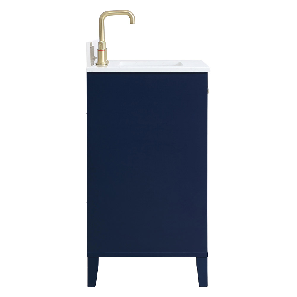 Elegant Bathroom Vanity - Blue (VF18030BL-BS)