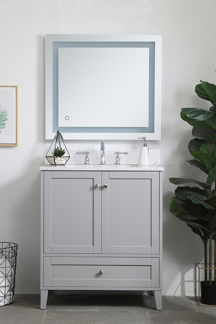 Elegant Bathroom Vanity - Gray (VF18030GR-BS)