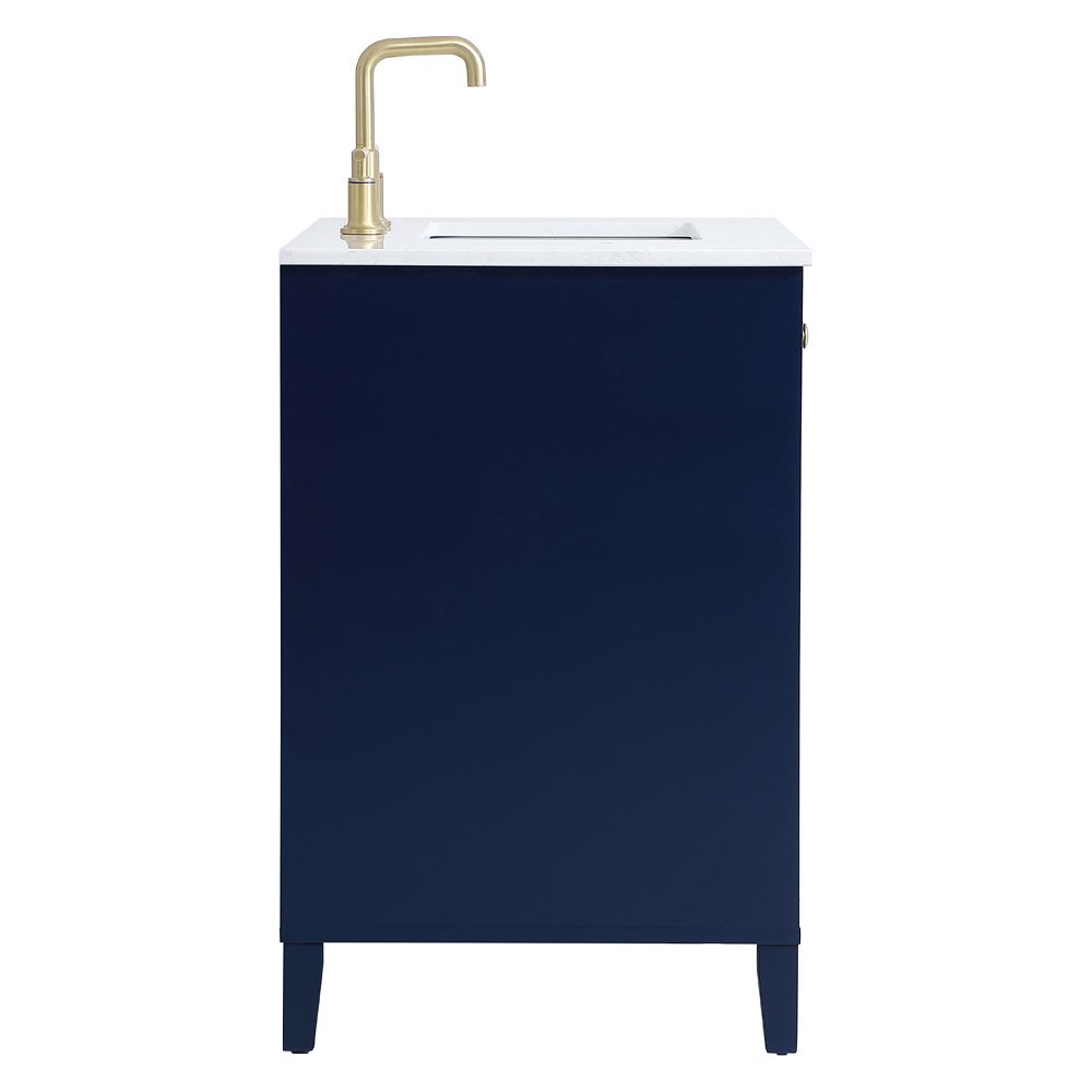 Elegant Bathroom Vanity - Blue (VF18036BL)