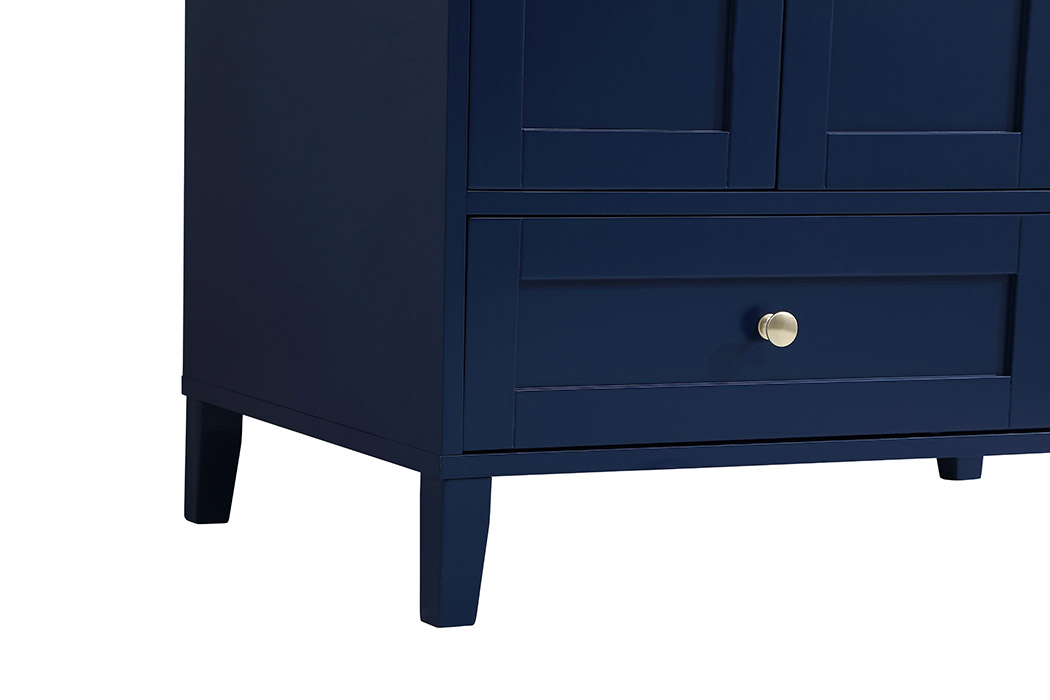 Elegant Bathroom Vanity - Blue (VF18036BL-BS)