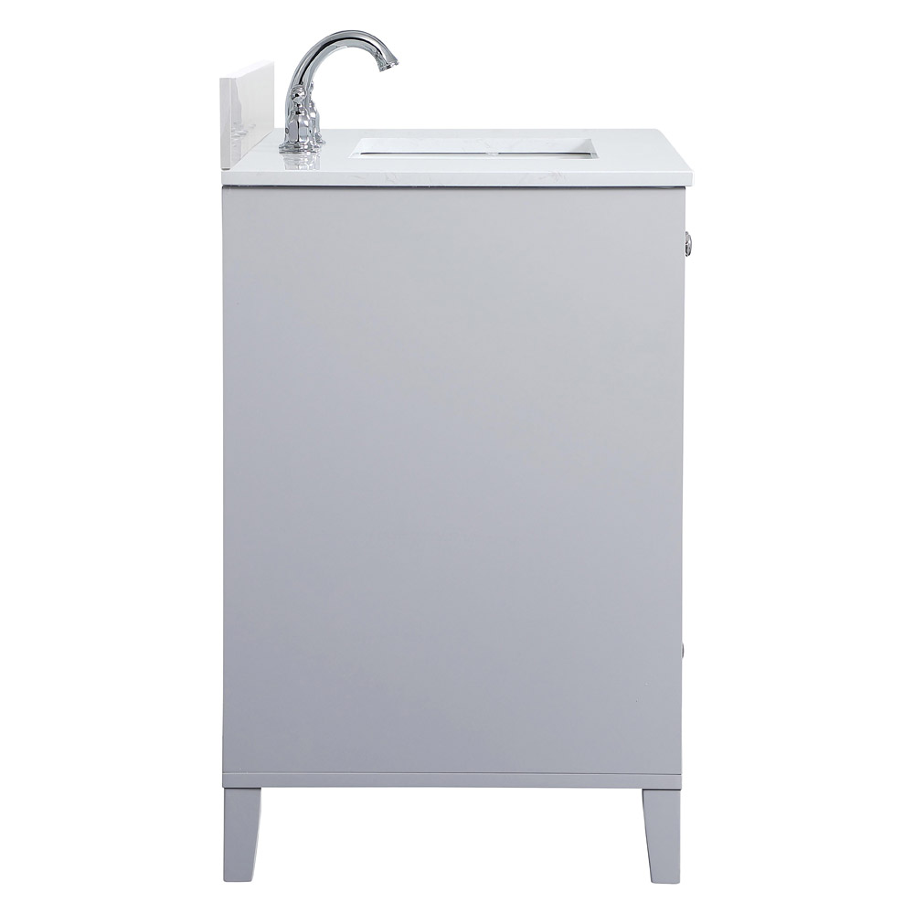 Elegant Bathroom Vanity - Gray (VF18036GR-BS)