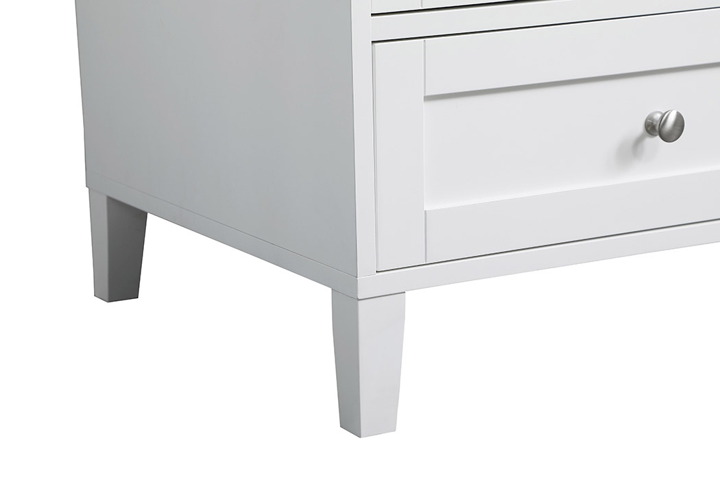 Elegant Bathroom Vanity - White (VF18036WH)