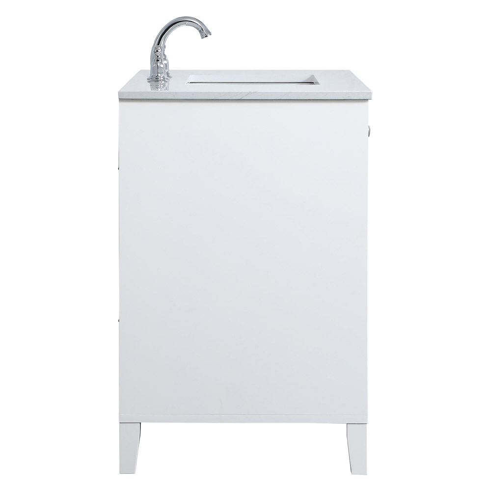 Elegant Bathroom Vanity - White (VF18036WH)