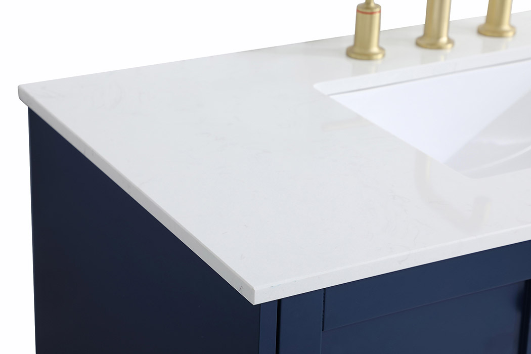 Elegant Bathroom Vanity - Blue (VF18042BL)