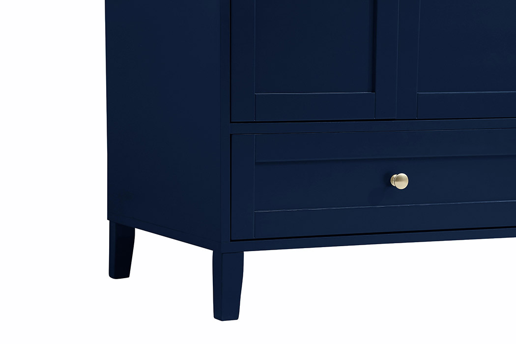 Elegant Bathroom Vanity - Blue (VF18042BL-BS)