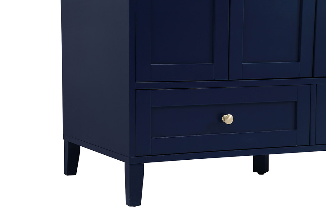 Elegant Bathroom Vanity - Blue (VF18048BL-BS)