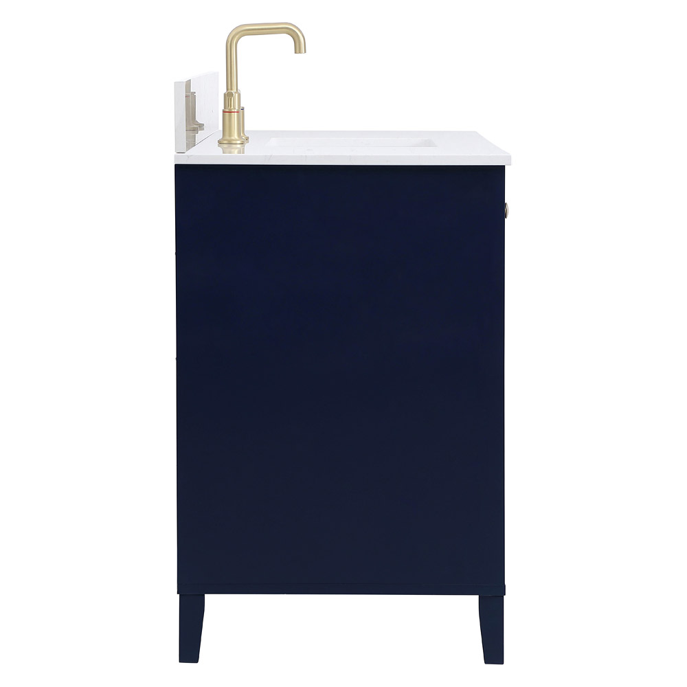 Elegant Bathroom Vanity - Blue (VF18048BL-BS)