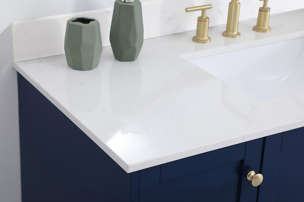 Elegant Bathroom Vanity - Blue (VF18048BL-BS)