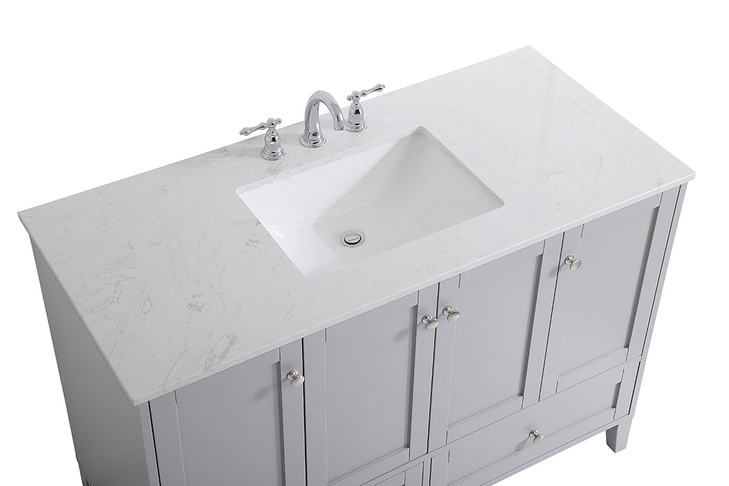 Elegant Bathroom Vanity - Gray (VF18048GR)