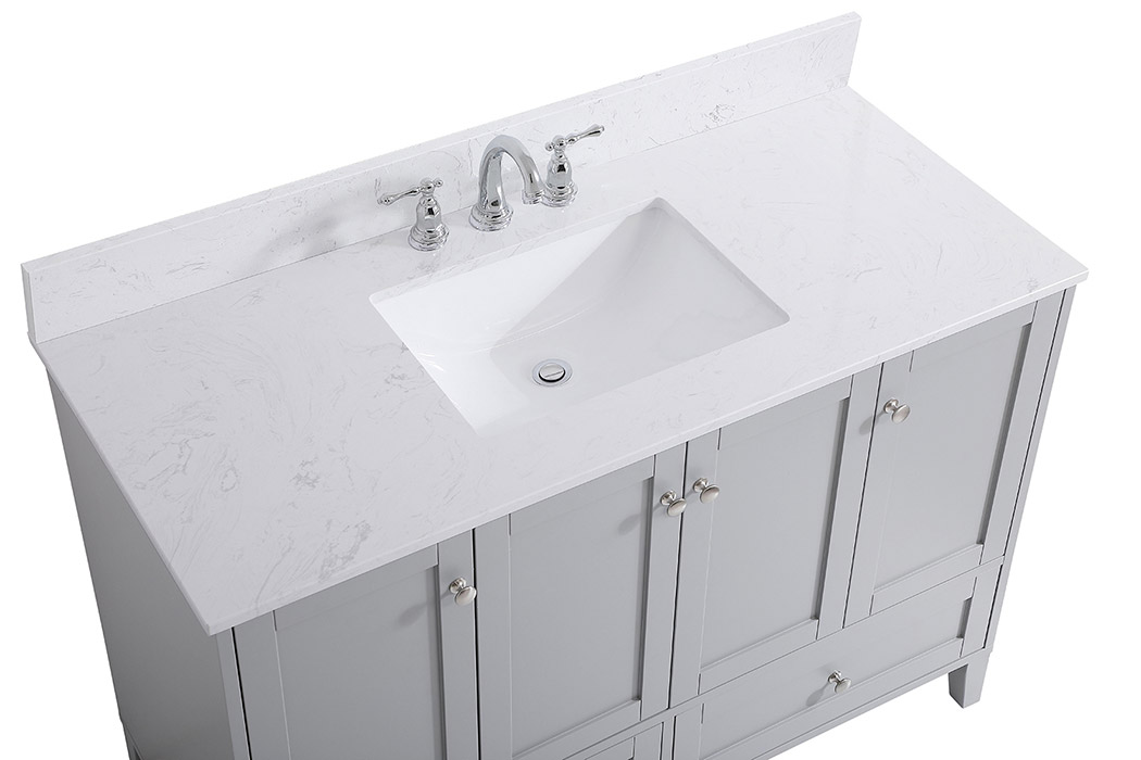 Elegant Bathroom Vanity - Gray (VF18048GR-BS)