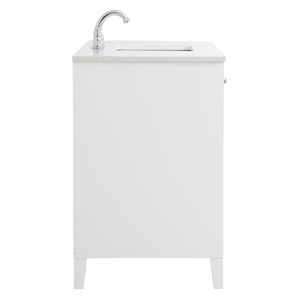 Elegant Bathroom Vanity - White (VF18048WH)