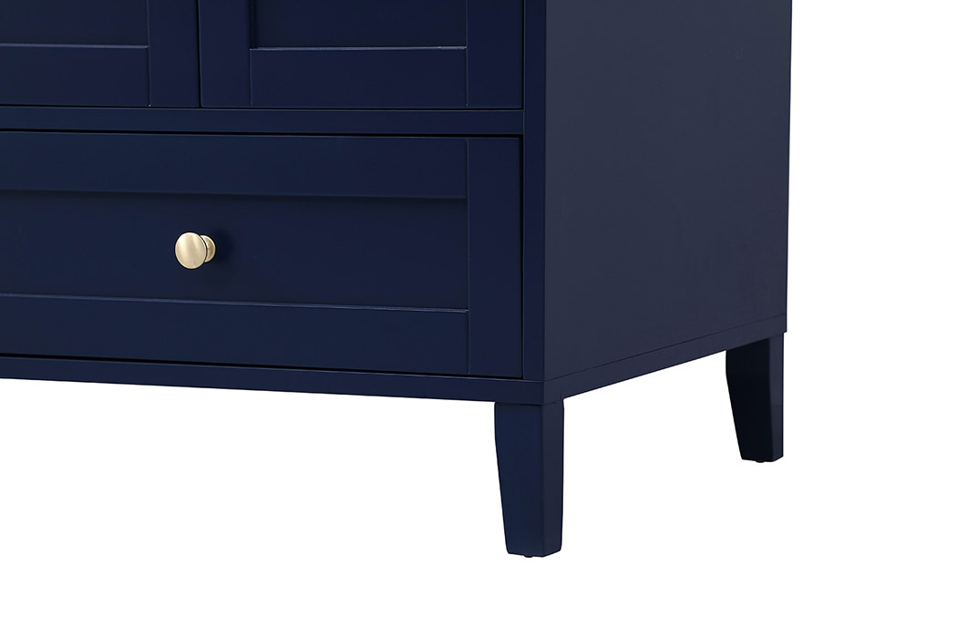 Elegant Bathroom Vanity - Blue (VF18060DBL)