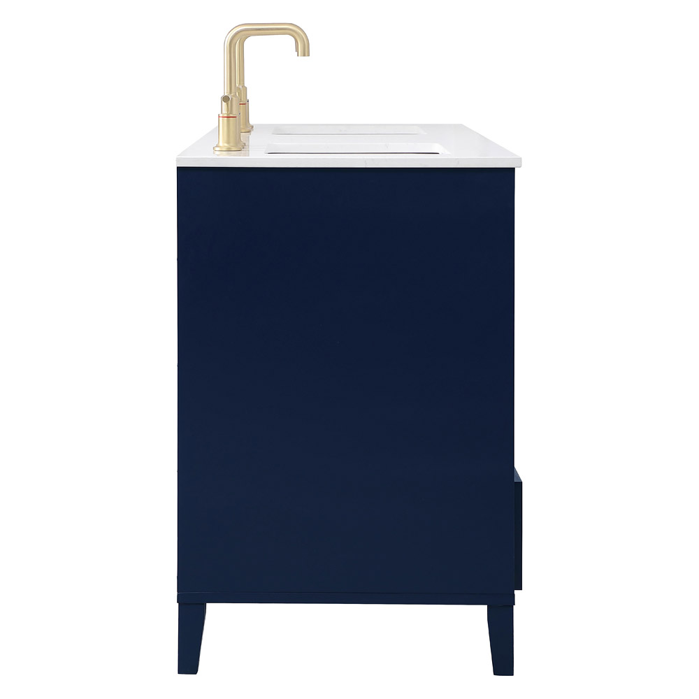 Elegant Bathroom Vanity - Blue (VF18060DBL)