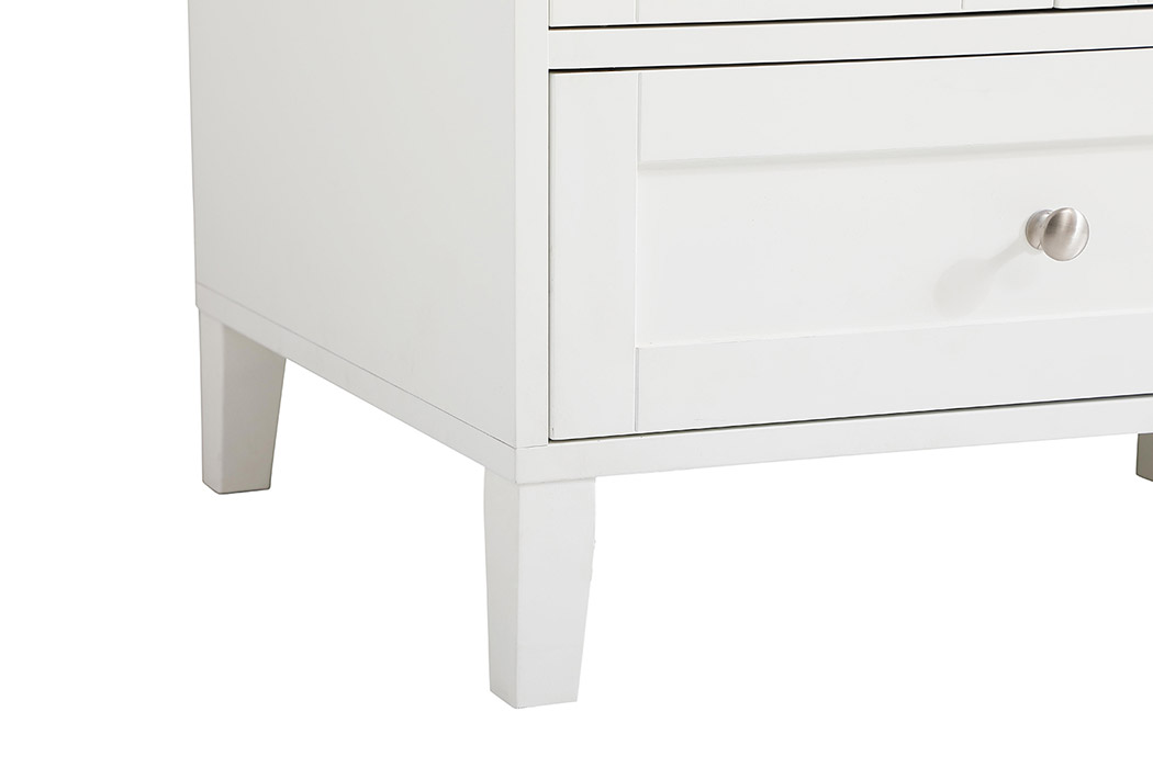 Elegant Bathroom Vanity - White (VF18060DWH)