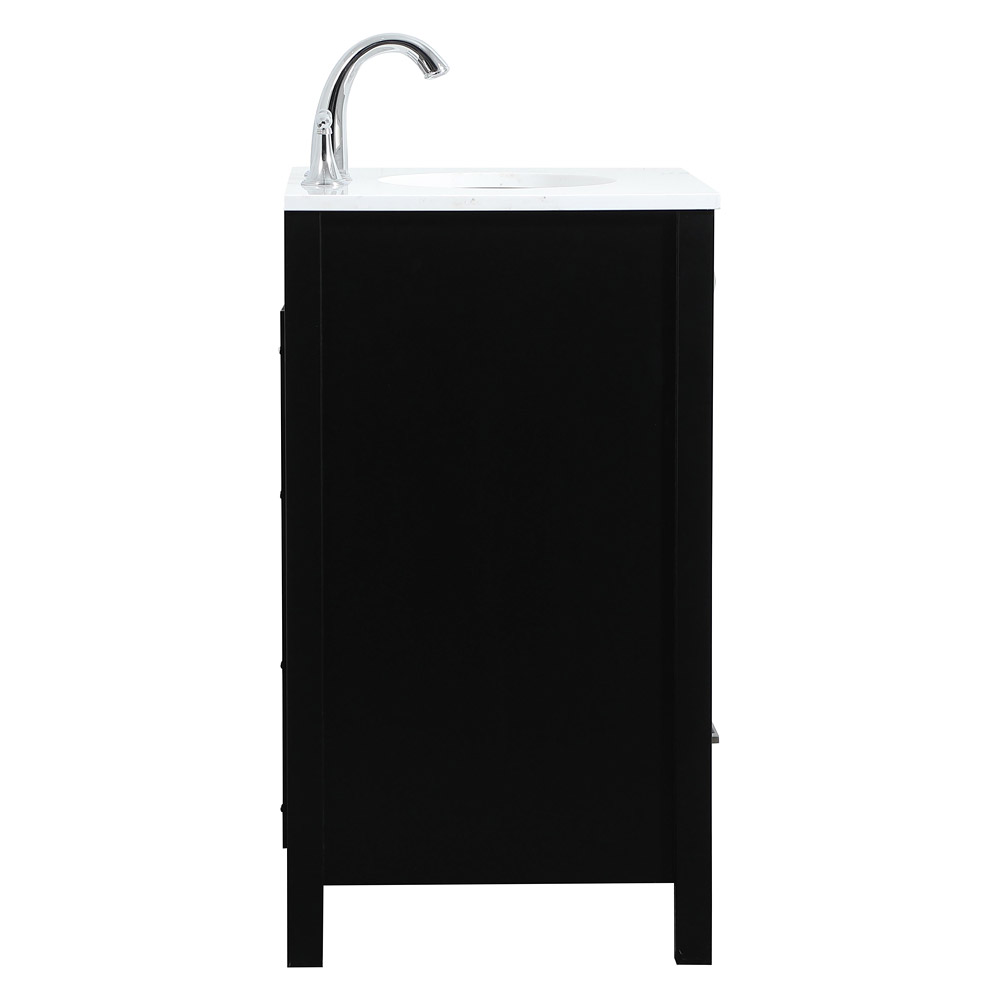 Elegant Bathroom Vanity - Black (VF18824BK)