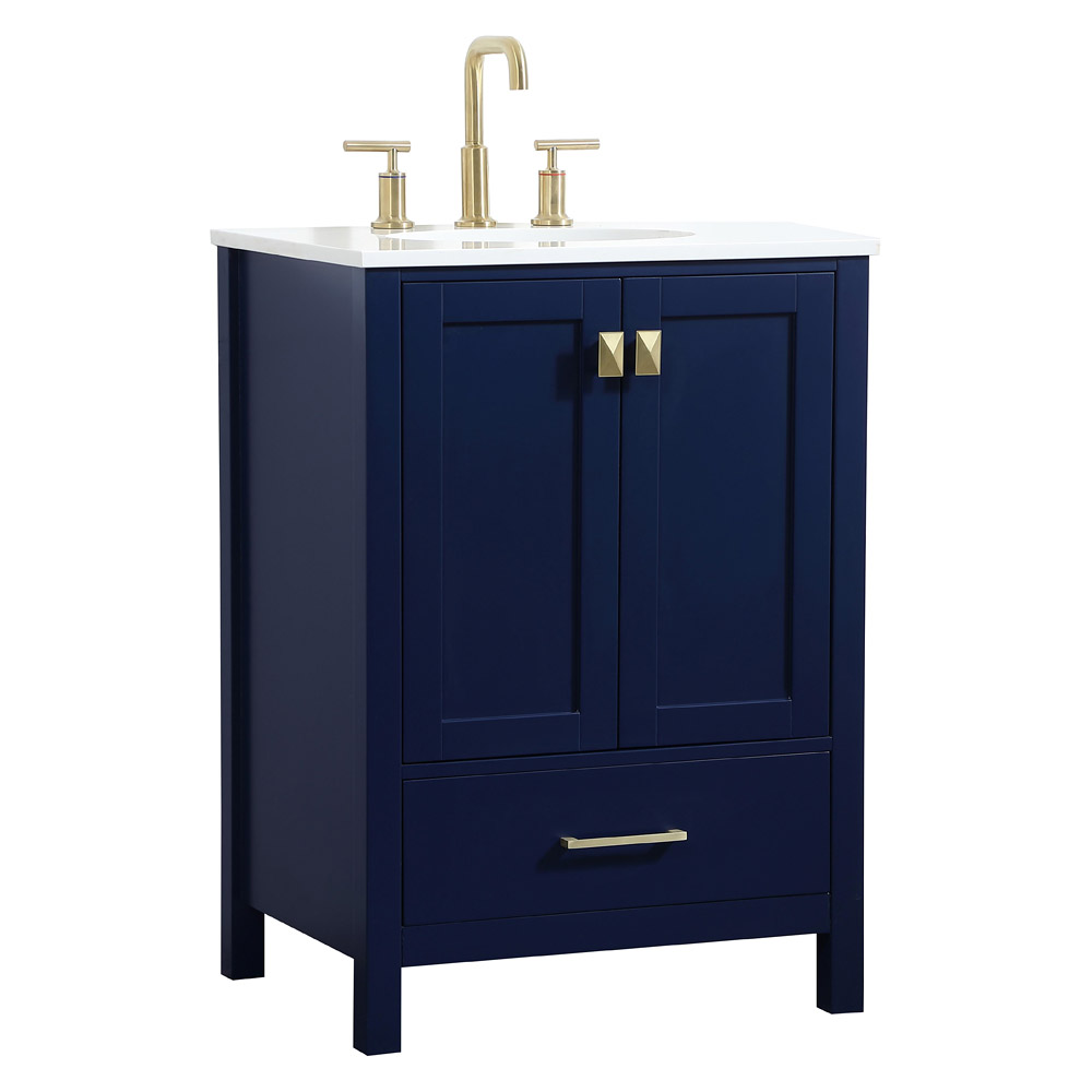 Elegant Bathroom Vanity - Blue (VF18824BL)