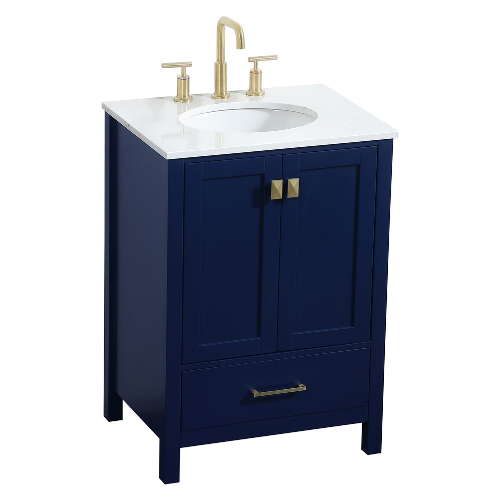 Elegant Bathroom Vanity - Blue (VF18824BL)