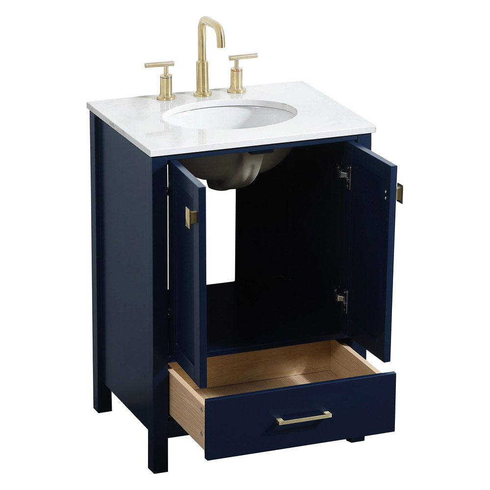 Elegant Bathroom Vanity - Blue (VF18824BL)