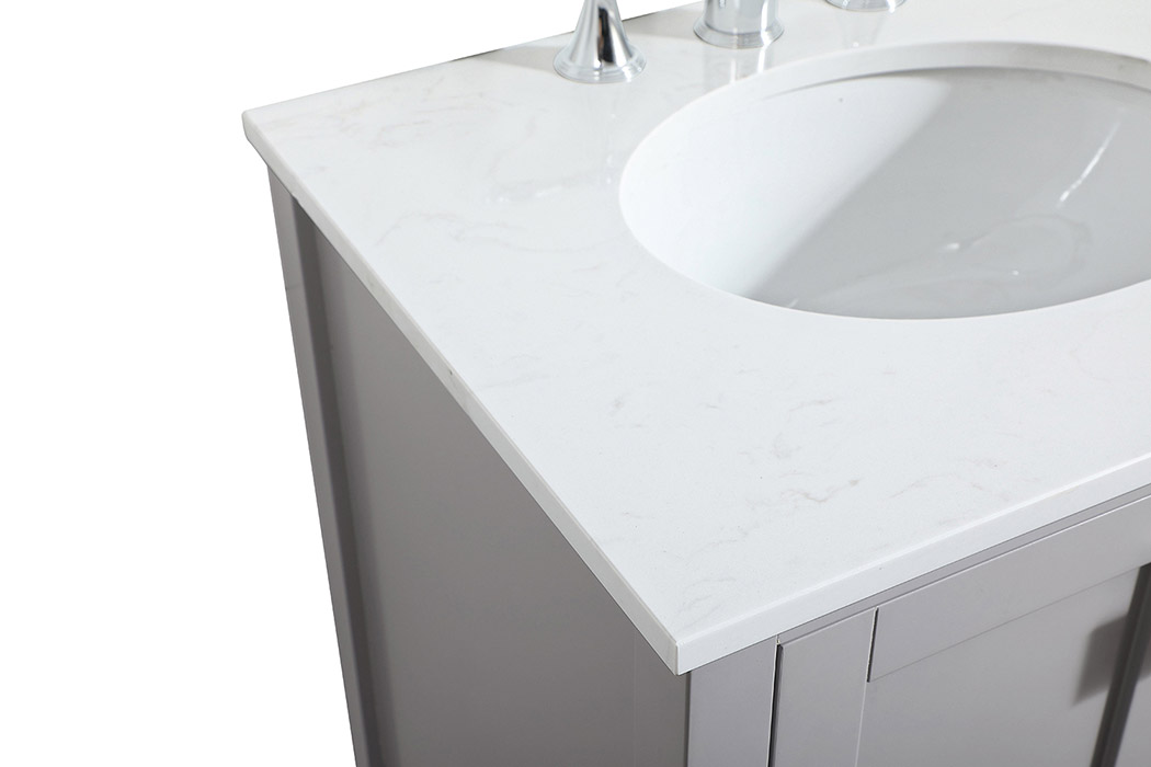 Elegant Bathroom Vanity - Gray (VF18824GR)