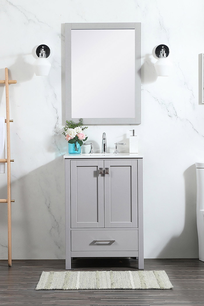 Elegant Bathroom Vanity - Gray (VF18824GR)