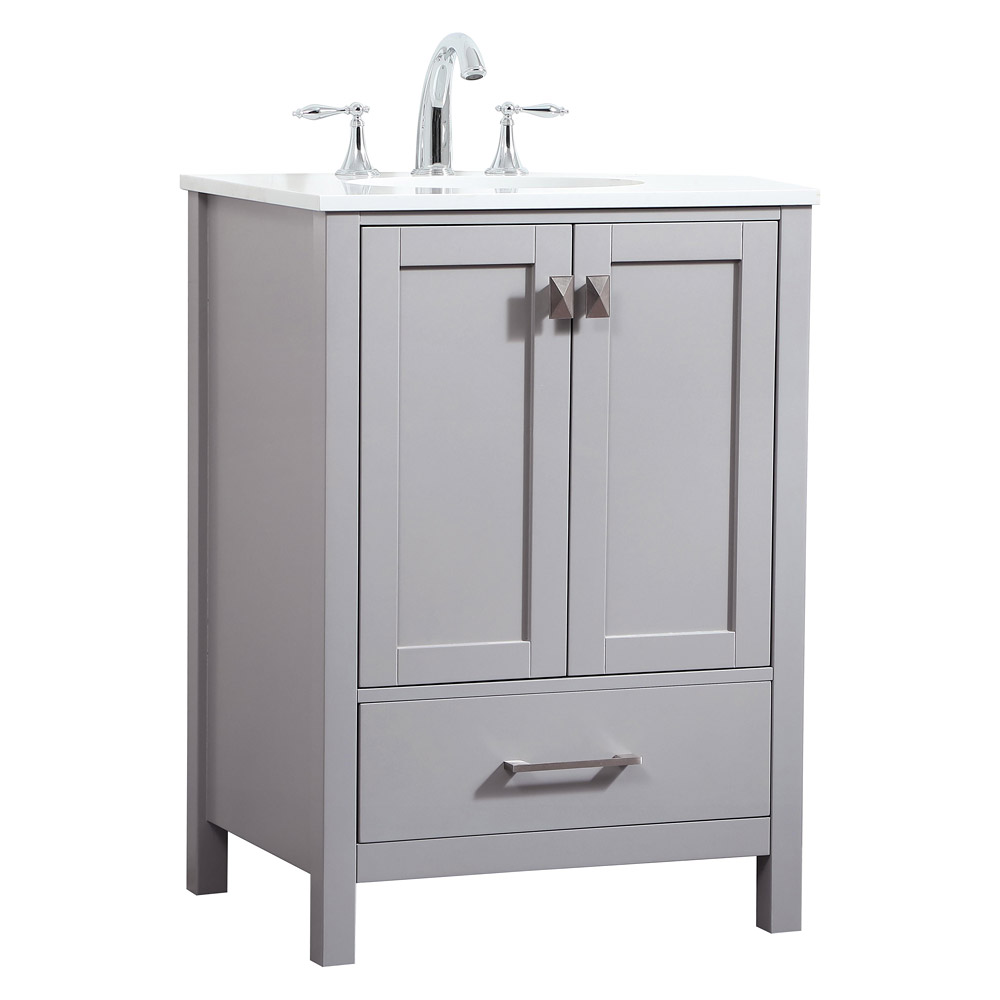 Elegant Bathroom Vanity - Gray (VF18824GR)