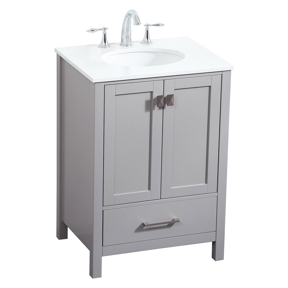 Elegant Bathroom Vanity - Gray (VF18824GR)