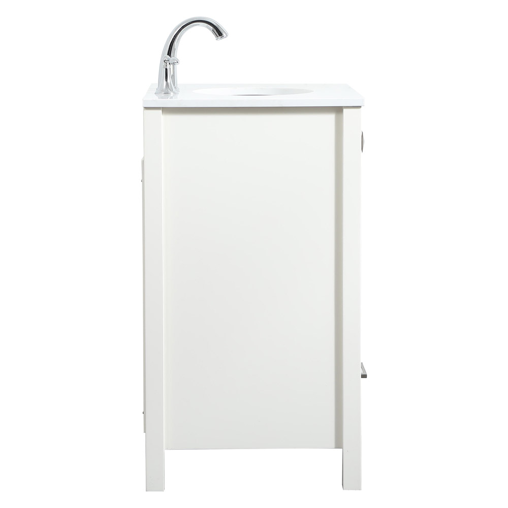 Elegant Bathroom Vanity - White (VF18824WH)