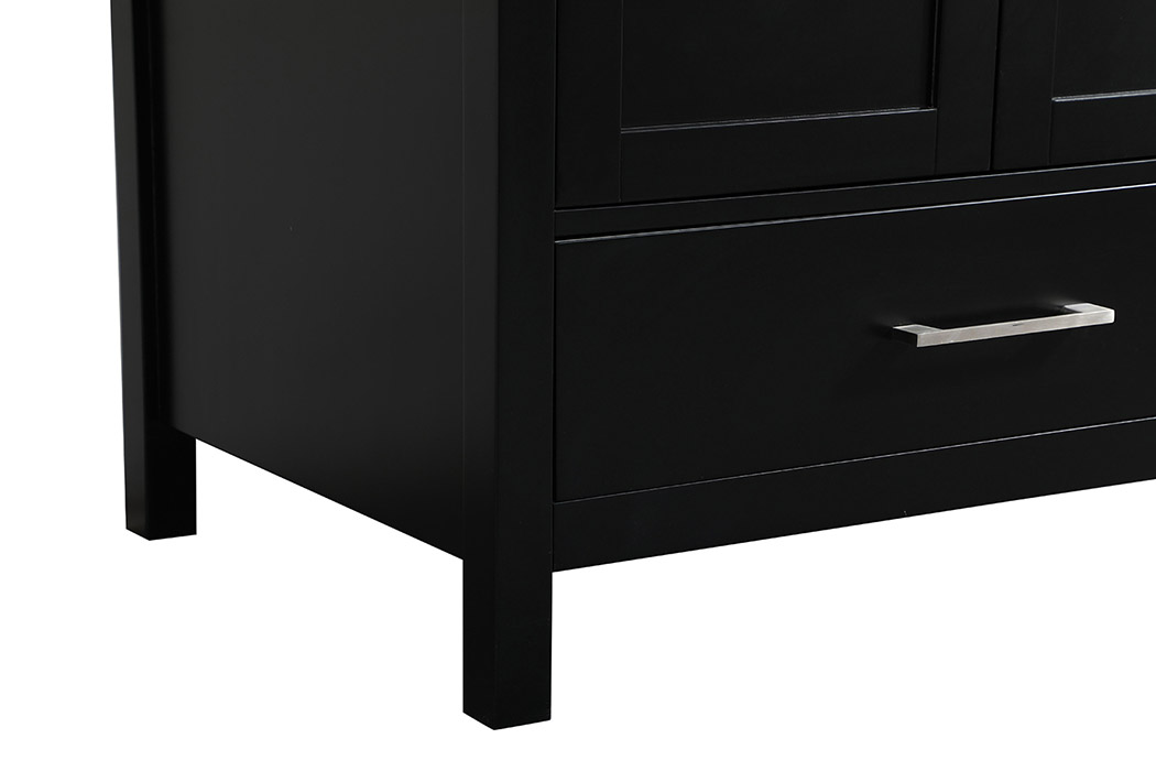 Elegant Bathroom Vanity - Black (VF18830BK-BS)