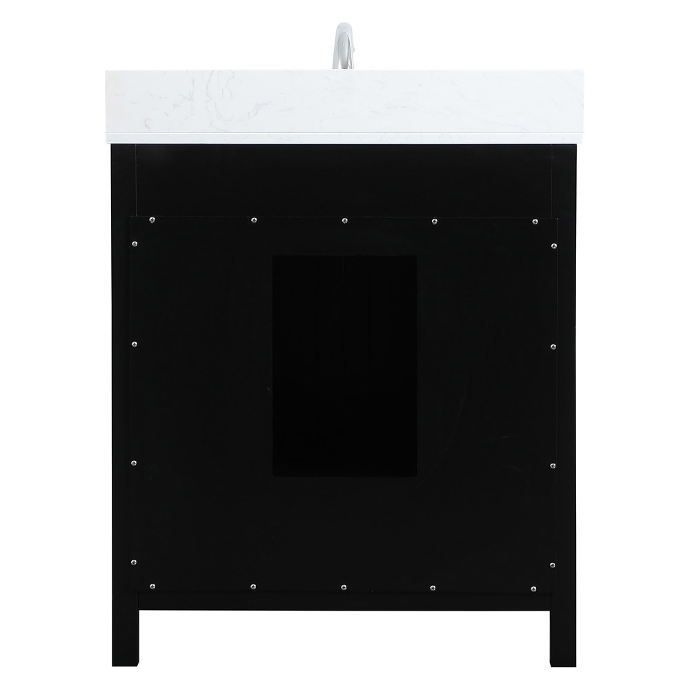 Elegant Bathroom Vanity - Black (VF18830BK-BS)